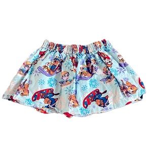 Paw Patrol Handmade Skirt Size 3T Blue White Purple Yellow Red
